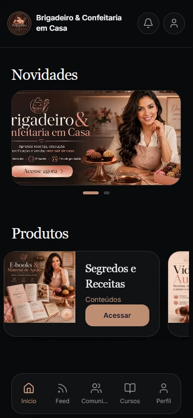 Demonstração Brigadeiro & Confeitaria em Casa